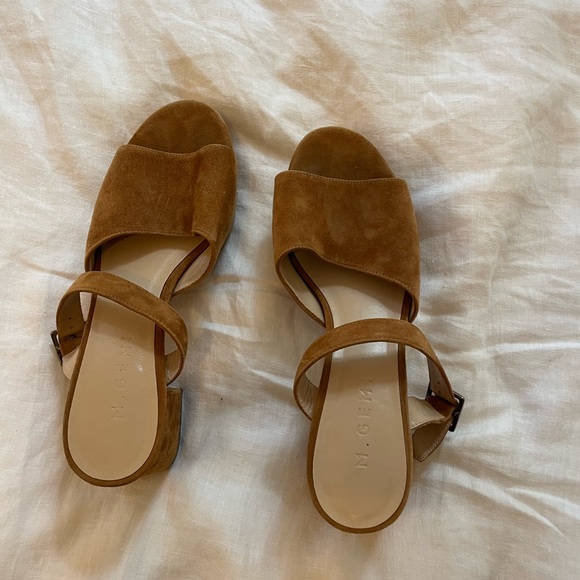 M. Gemi suede platform sandal heels - Picture 3 of 5